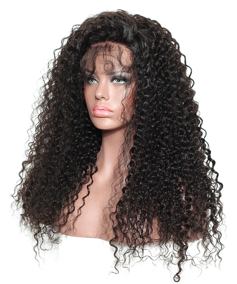 Msbuy Undetected Lace Frontal Wigs For Black Women Deep Curly