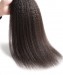Kinky Straight Brazilian Virgin Hair Bundles 3 Pcs 100% Human Hair Weaving Msbuy Hair 